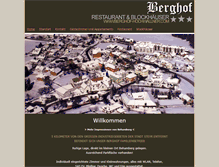 Tablet Screenshot of berghof-hochwallner.com